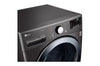 LG 21 Kg Wash / 12 Kg Dry AI Direct Drive Wi-Fi Fully Automatic Front Load Washer Dryer with Inbuilt Heater, Black VCM (FHD2112STB)