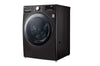 LG 21 Kg Wash / 12 Kg Dry AI Direct Drive Wi-Fi Fully Automatic Front Load Washer Dryer with Inbuilt Heater, Black VCM (FHD2112STB)