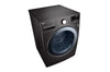LG 21 Kg Wash / 12 Kg Dry AI Direct Drive Wi-Fi Fully Automatic Front Load Washer Dryer with Inbuilt Heater, Black VCM (FHD2112STB)