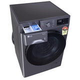 LG Smart Choice, 9 Kg, 5 Star, AI Direct Drive Technology, Steam, 6 Motion DD & Wi-Fi Fully-Automatic Front Load Washing Machine (FHP1209Z5M, Intelligent & Convenient Fabric Care, Middle Black)