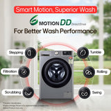 LG FHP1209Z7P 9 Kg 5 Star AI Direct Drive™ Wi-Fi Fully Automatic Front Load Washing Machine with Steam+™, Wrinkle Care, Allergy Care & Platinum