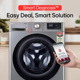 LG FHP1209Z7P 9 Kg 5 Star AI Direct Drive™ Wi-Fi Fully Automatic Front Load Washing Machine with Steam+™, Wrinkle Care, Allergy Care & Platinum