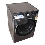 LG 12 Kg 5 Star AI Direct Drive™ Fully Automatic Front Load Washing Machine (FHP1412Z9B, Platinum Black, TurboWash 360, Steam, Wi-Fi,)Platinum Black