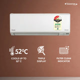 Daikin 1.5 Ton 3 Star Inverter Split AC | FTKC50XV | 2026 Model | Power Chill | Dew Clean Technology | Triple Display | Econo Mode | 52°C Cooling