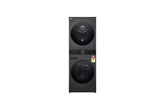LG 13/10kg WashTower™ Smart Washer Dryer in Platinum Black,5 Star(Washer) FWT1310PB