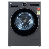 LG 12 Kg 5 Star Fully Automatic Top Load Washing Machine | AI Direct Drive 2.0 | Digital Dial | ez-Dispense | TurboWash 360 Degree | Steam Plus (FX1412A9K, Essence Black)
