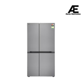 LG GL-B257JPZ3 650L 3 Star Side-by-Side Refrigerator with Convertible, Smart Inverter Compressor, Multi Air Flow, Smart Diagnosis™, Auto Smart Connect, Shiny Steel