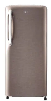 LG Single Door Refrigerator 185 Litres 3 Star GL-D201AFSD Faun Steel | 185L,3 Star,DOOR LOCK,ANTI FUNGES GAS KIT,Toughened Glass ,Non- Inverter