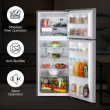 LG 242 L, 2 Star, Smart Inverter Compressor, Multi Air Flow, Frost-Free Double Door Refrigerator (GL-N292DPZY, Shiny Steel, Smart Connect & Moist ‘N’ Fresh)