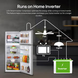 LG 242 L, 2 Star, Smart Inverter Compressor, Multi Air Flow, Frost-Free Double Door Refrigerator (GL-N292DPZY, Shiny Steel, Smart Connect & Moist ‘N’ Fresh)