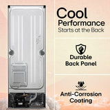 LG 288 L, 2 Star, Convertible, Smart Inverter Compressor, Frost Free Double Door Refrigerator (GL-S322SESY, Enony Sheen, Express Freeze, Auto Smart Connect & Multi Air Flow)