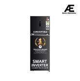 LG 322 L 3 Star Smart Inverter Wi-Fi Frost-Free Double Door Refrigerator ( GL-T342TESX, Ebony Sheen, Door Cooling+ & Convertible)