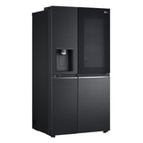 LG 630 L, Frost-Free, Inverter, Wi-Fi Convertible, InstaView Door-In-Door, Side-By-Side Refrigerator with Ice and Water Dispenser (GL-X257AMC3, Matte Black, Door Cooling+ with Hygiene Fresh+)