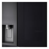 LG 630 L, Frost-Free, Inverter, Wi-Fi Convertible, InstaView Door-In-Door, Side-By-Side Refrigerator with Ice and Water Dispenser (GL-X257AMC3, Matte Black, Door Cooling+ with Hygiene Fresh+)