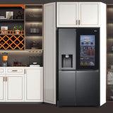 LG 630 L, Frost-Free, Inverter, Wi-Fi Convertible, InstaView Door-In-Door, Side-By-Side Refrigerator with Ice and Water Dispenser (GL-X257AMC3, Matte Black, Door Cooling+ with Hygiene Fresh+)