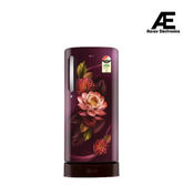 LG GLD1936YARW 185L 3 Star Direct Cool Single Door Refrigerator | Fast Ice Making | Toughened Glass Shelves | Red Waterlily | 2026 Model