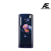 LG GLD2336ZARS 224L 3 Star Direct Cool Single Door Refrigerator with Smart Inverter Compressor, Fast Ice Making & Toughened Glass Shelves (Wine Spring)