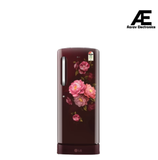 LG GLD2336ZAWS 224L 3 Star Direct Cool Single Door Refrigerator with Smart Inverter Compressor, Fast Ice Making, Base Stand Drawer & Stabilizer-Free Operation (Wine Spring)