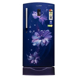 Lloyd 195 L 3 Star Direct Cool Single Door Refrigerator with Auto Defrost, Rapid Freeze, Bactshield, Viruzsafe Handle & Honeycomb Crisper | (GLDC213SDBB2GC, Daisy Blue)
