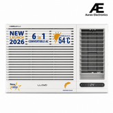 Lloyd 1.5 Ton 3 Star Window AC, Fixed Speed, Copper Coil, Strong Cooling, Clean Air Filter, White, GLW18D3FPSPR