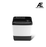 Lloyd 9 kg 5 Star Semi Automatic Top Load Washing Machine |1300 RPM | Detergent Storage Zone | 3 Wash Programs | Swift Dry | Magic Filter, (GLWS905AONDG, Dark Grey and White)