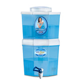 KENT Gold Optima Gravity Water Purifier | UF Technology Based | Non-Electric & Chemical Free | Counter Top | 5L Top + 5L Bottom Storage | White
