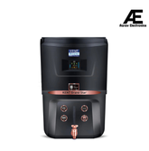 KENT Grand Star RO Water Purifier | RO+UV+UF+TDS Control+Alkaline+Copper+UV in Tank |.0001 Micron RO Membrane | Auto Flush Feature | 9L Tank | 20 LPH | Ideal For Borewell/Tanker/Municipal Water |Black