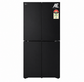 LG 574L French Door Refrigerator, Wi-Fi Convertible, DoorCooling+, Black Mirror, 3 Star