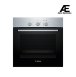 Bosch Series 2 Built-in Oven 60 × 60 cm Stainless Steel with 71 L Capacity, Hydrolytic Cleaning & 4 Heating Modes - HBF011BR1I