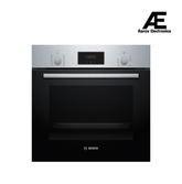 Bosch Series 2 Built-in Oven 60 × 60 cm Stainless Steel with 66 L Capacity, 3D Hotair, 7 Heating Modes & Hydrolytic Cleaning - HBF512BS1I
