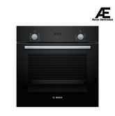 Bosch HBF532BA0I 66L Built-in Oven (Black) | 3D Hotair, EcoClean, Child Lock | 60cm Series 2 |
