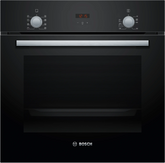 Bosch HBF532BA0I 66L Built-in Oven (Black) | 3D Hotair, EcoClean, Child Lock | 60cm Series 2 |