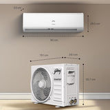 Godrej 1.5 Ton 5 Star,New Star rated, 5 Years Comprehensive Warranty, AI powered, 5-In-1 Convertible Cooling Inverter Split AC (Copper, Heavy Duty Cooling at 52 °C, AC 1.5T EC HIC 18J5TG WA, White)