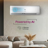 Godrej 1.5 Ton 5 Star,New Star rated, 5 Years Comprehensive Warranty, AI powered, 5-In-1 Convertible Cooling Inverter Split AC (Copper, Heavy Duty Cooling at 52 °C, AC 1.5T EC HIC 18J5TG WA, White)