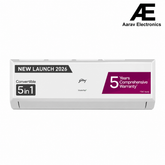 Godrej 1.5 Ton 3 Star Inverter Split AC with 5-in-1 Convertible Cooling, AI Powered, Heavy Duty Cooling at 52°C, Pure Air Filter, Self Clean Technology (AC 1.5T HIC 18N3TH WA)
