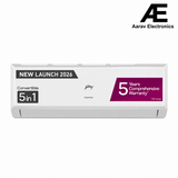 Godrej 1.5 Ton 3 Star Inverter Split AC with 5-in-1 Convertible Cooling, AI Powered, Heavy Duty Cooling at 52°C, Pure Air Filter, Self Clean Technology (AC 1.5T HIC 18N3TH WA)