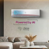 Godrej 2.5 Ton 3 Star, 5 Years Comprehensive Warranty, AI powered, 5-In-1 Convertible Cooling, 4 Way Air Swing Inverter Split AC(Copper,Heavy-Duty Cooling At 52 °C, AC 2.5T EC HIC 30K3TG RA 4, White)