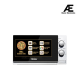 Haier 20L Grill Microwave Oven (HIL2002GSPB, Quartz Heater, Combination cooking, Curveceous Glass, Steam Clean)