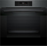 Bosch HJG852YG0I 60 cm Built-in Electric Convection Oven, 71L Capacity, 3D Hotair, LED Display
