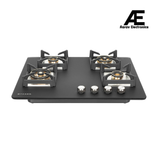 Faber 70 cm 4 Burner Built-in Gas Hob with Full Brass Burners, Auto Ignition & Flame Failure Device – HOB BELLA HT704 BR AI FFD