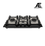 Faber 90 cm 4 Burner Built-in Gas Hob with Brass Burners, Auto Ignition & Flame Failure Device – HOB INSPIRIA 904 BR AI FFD GS LPG