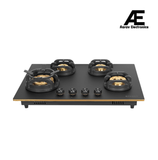 Faber 72 cm 4 Burner Built-in Gas Hob with Brass Burners, Auto Ignition & Flame Failure Device – HOB VERONA IND HD724 CI FFD AI