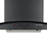 Faber HOOD ALPHA IN HC PB FL BK 60 Kitchen Chimney | 60 cm, 1100 m³/hr, Filterless, Auto Clean, Push Button Control