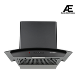 Faber HOOD ALPHA IN HC PB FL BK 60 Kitchen Chimney | 60 cm, 1100 m³/hr, Filterless, Auto Clean, Push Button Control
