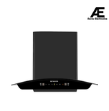 Faber HOOD CREST PRO IN HC SC FL BK 60 Kitchen Chimney | 60 cm, 1350 m³/hr, Filterless, Heat Auto Clean, Gesture & Touch Control