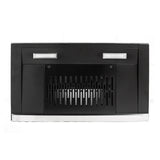 Faber HOOD CYGNUS IN 3D HC SC FL BK 75 Kitchen Chimney, 75 cm, 1400 m³/hr, Filterless, Heat Auto Clean, Odor Sensor