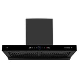 Faber DAZZLE HC SC FL BK IN 90 Kitchen Chimney | 90 cm, 1500 m³/hr, BLDC Motor, Filterless, Auto Clean