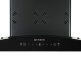 Faber HOOD EVEREST 3D IN HC SC FL LG 75 Kitchen Chimney, 75 cm, 1250 m³/hr, Filterless, 6-Way Suction, Auto Clean, Touch & Gesture Control