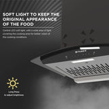 Faber HOOD EVEREST 3D IN HC SC FL LG 75 Kitchen Chimney, 75 cm, 1250 m³/hr, Filterless, 6-Way Suction, Auto Clean, Touch & Gesture Control