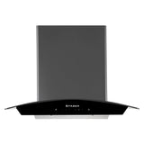 Faber FEEL PRO TC SC BF BK 60 Kitchen Chimney | 60 cm, 1320 m³/hr, 3-Layer SS Baffle Filter, Touch & Gesture Control
